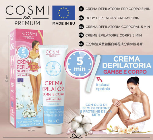 COSMI crema depilatoria  dep 5minuti pelli 150ml
