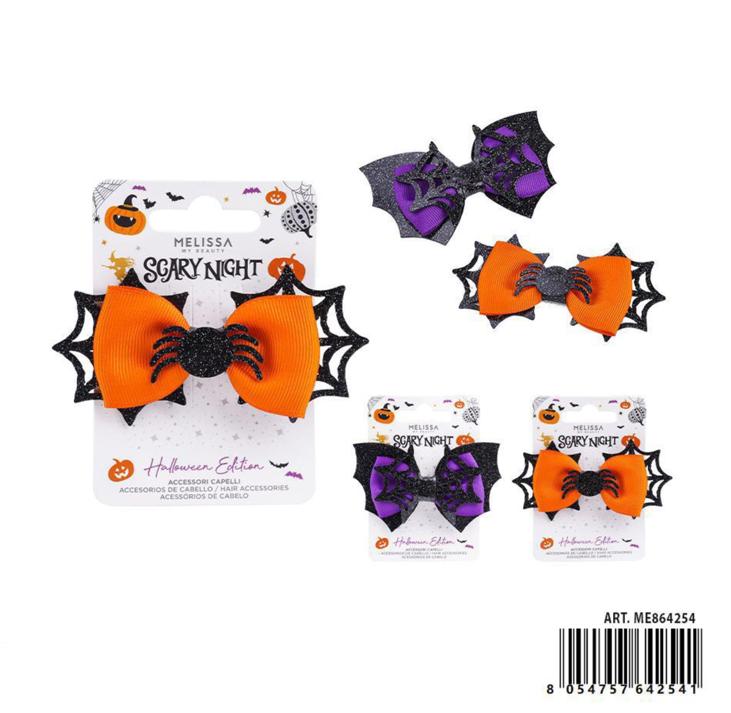 Halloween Melissa clip capelli 9,5x5cm