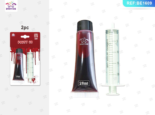 HALLOWEEN sangue finto 28ml +siringa