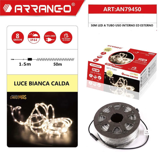 ARRANGO 50M LED a tubo uso interno e esterno