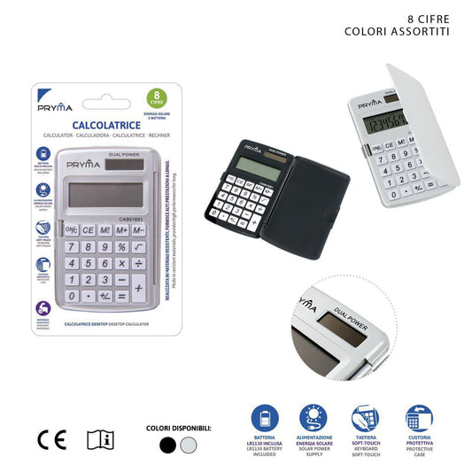 Pryma calcolatrice 8cifre