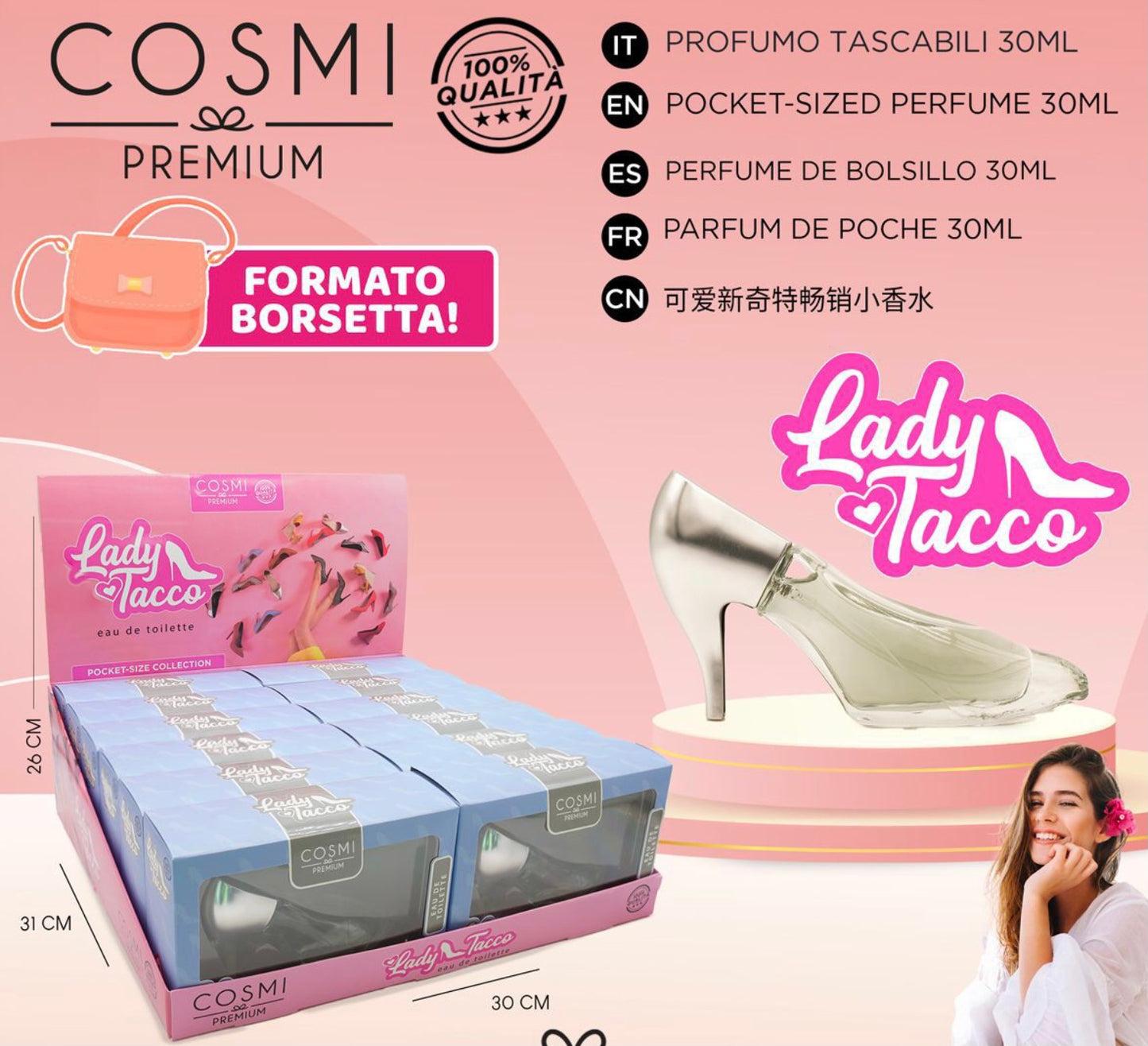 COSMI profumo tascabile Lady Tacco