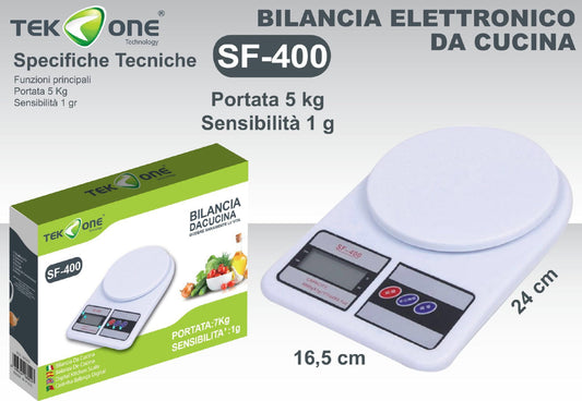 TEK UNO bilancia elettronico da cucina SF-400