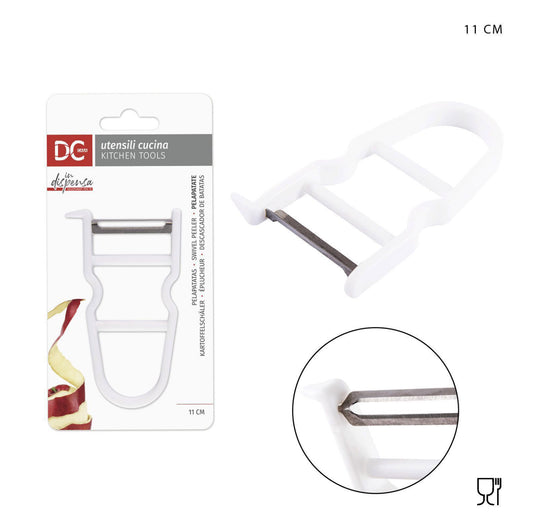 DC CASA pelapatatelama inox 11x7cm con manico plastica