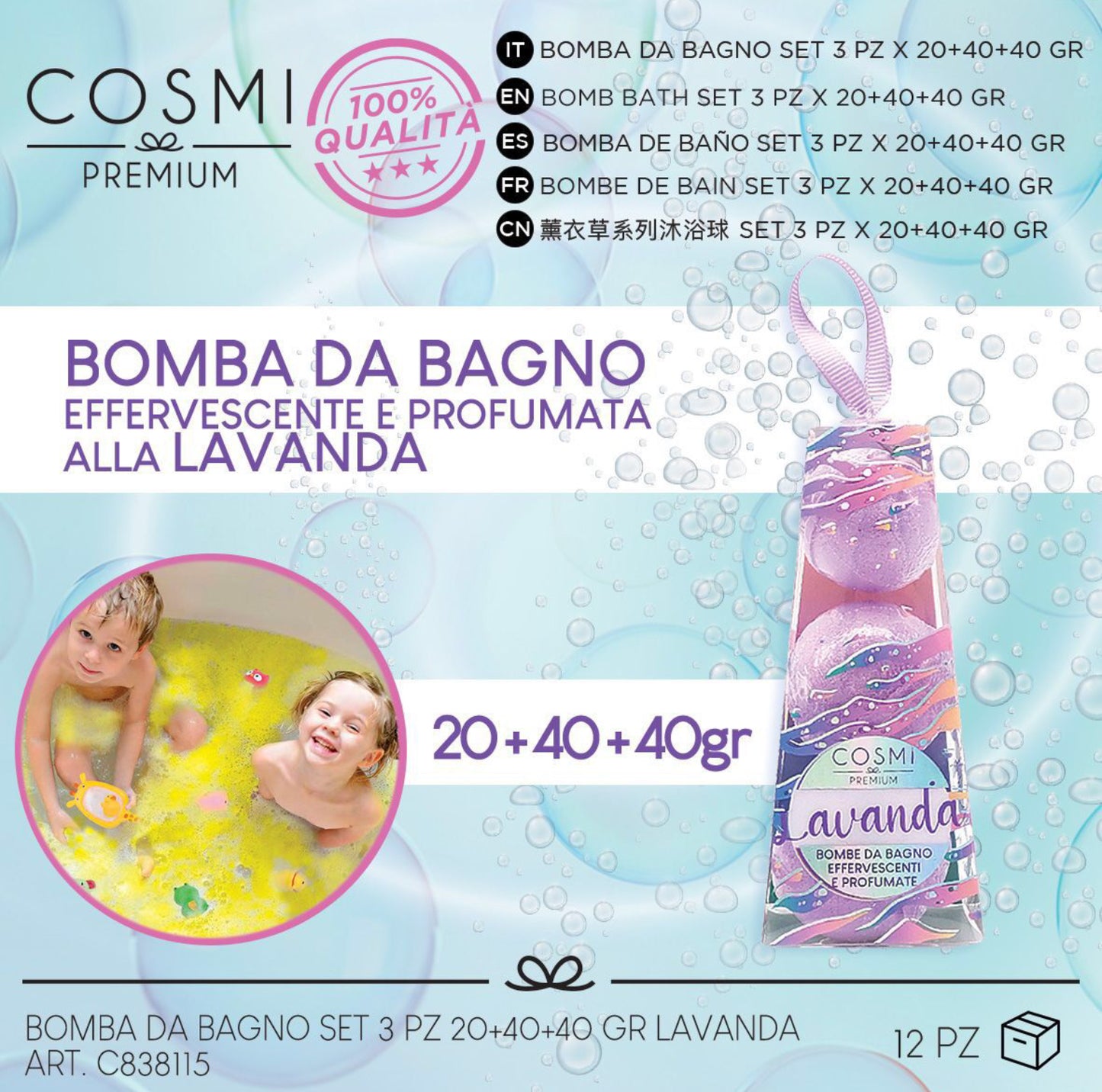 Cosmi bombe da bagno