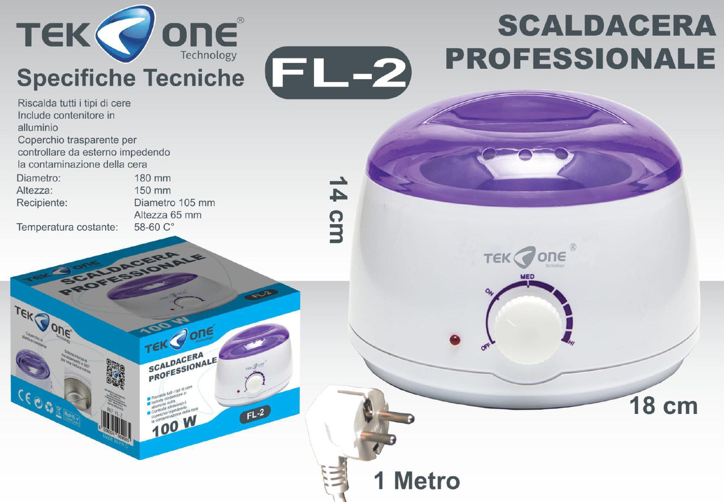 TEKONE scaldacera FL-2