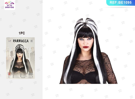 HALLOWEEN parrucca corta da vampiro per donna 160g
