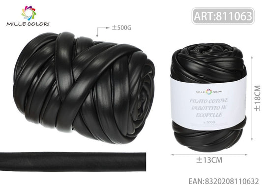 PREVENDITA FILATO ecopelle 500g nero