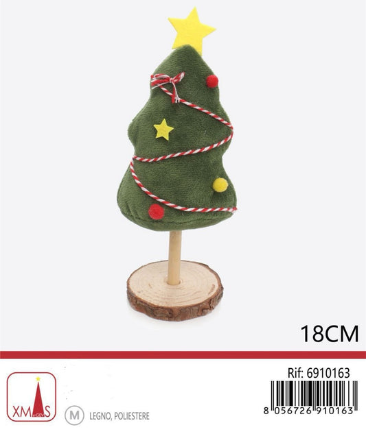 NATALIZIA albero stella 19x11.5x6.5cm