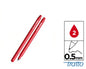 Tratto pen metal look rosso 0,5mm 2