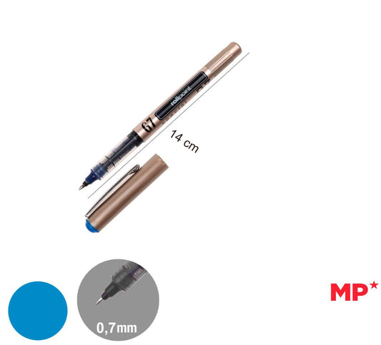 Penna a gel punta 0,7mm rollpoint blu