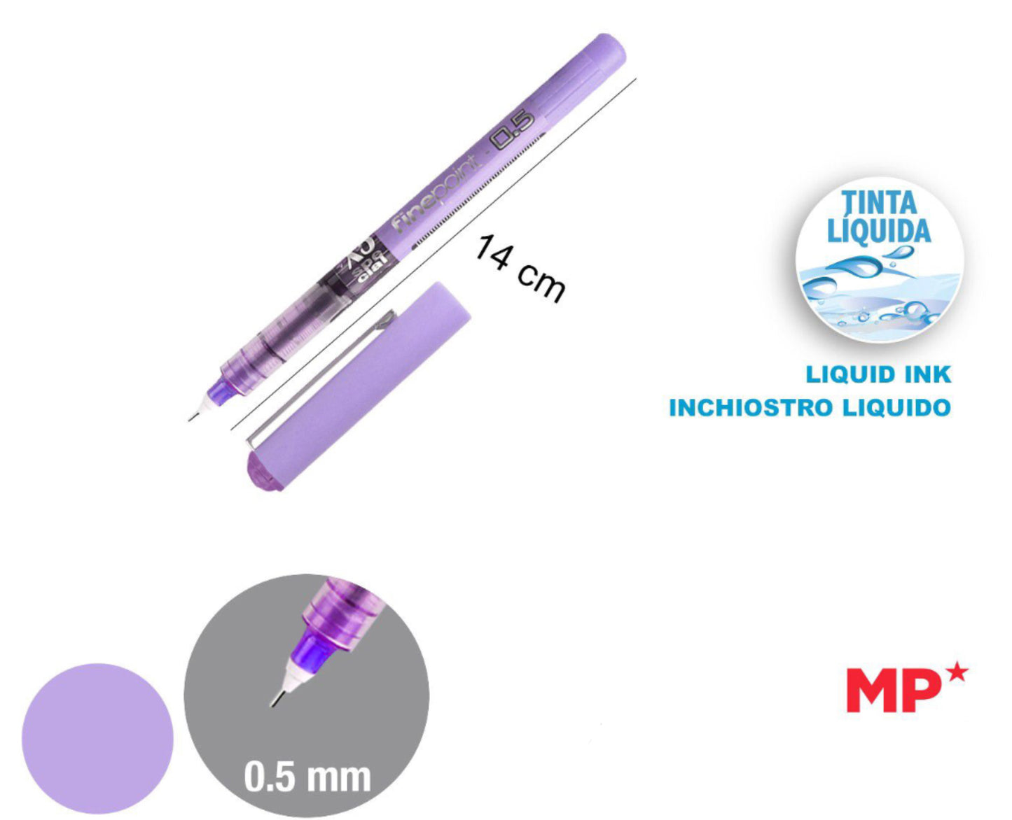 MP Penna X5 finepoint 0.5 viola